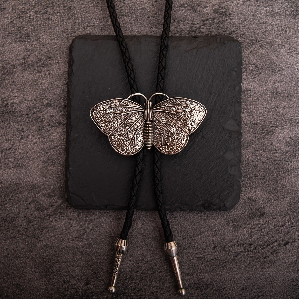 Wholesale Vintage neckline western cowboy leather necklace